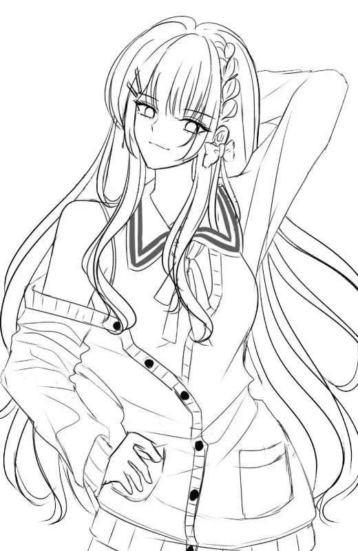 Image of Chinami Mona, AnimeTrivia.app's mascot