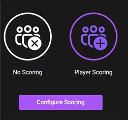Toggle Scoring page with Player Scoring Enabled