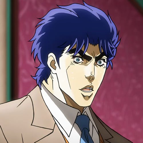 A powerful depiction of Jonathan Joestar, the noble and heroic protagonist from JoJo's Bizarre Adventure, radiating strength and determination, with his muscular physique, gentlemanly attire, and unwavering resolve shining through in this striking image.