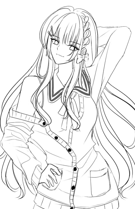 Image of Chinami Mona, AnimeTrivia.app's mascot